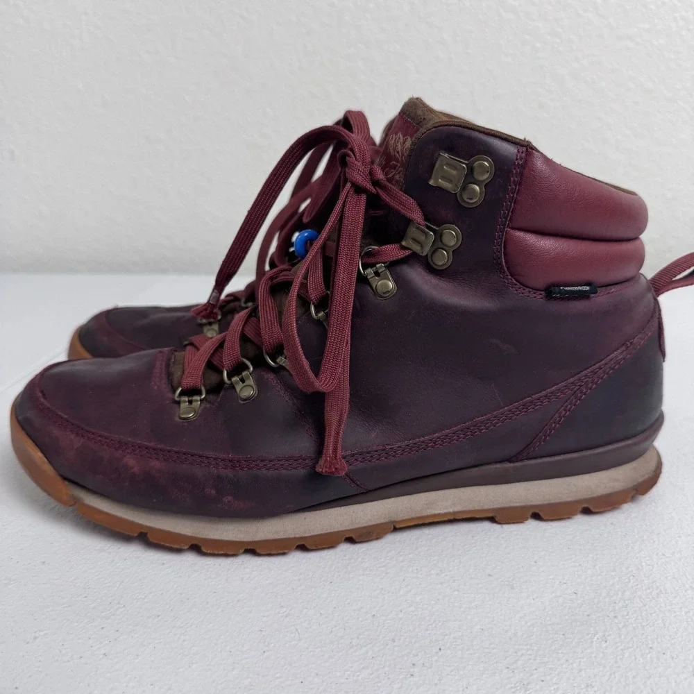 The North Face Back to Berkeley Redux Mens Hiking Boots Size 11 Burgundy